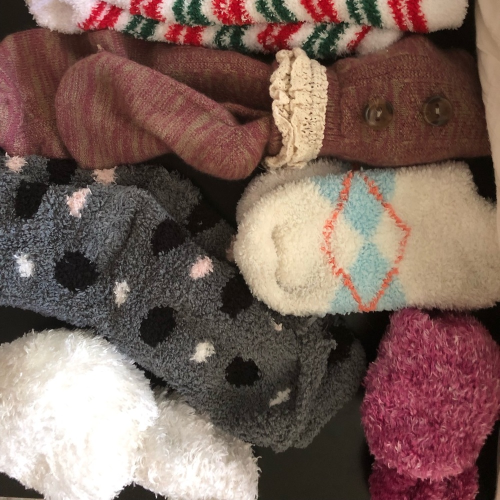 Fuzzy socks/boot socks - Picture 2 of 2